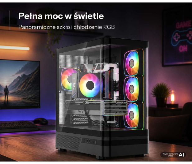 MODECOM Volcano AQ100 ARGB - 1583204 - zdjęcie 12